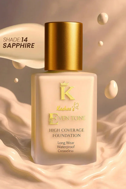 Kashee's Eventone High Coverage Foundation+Free Gift (Kashees Compact Powder).