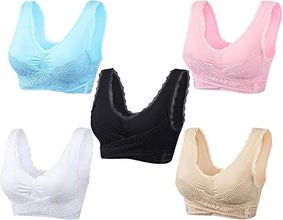 🔥last day 30% off - comfy corset bra front cross side buckle lace bras